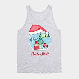 Christmas Fishes Tank Top